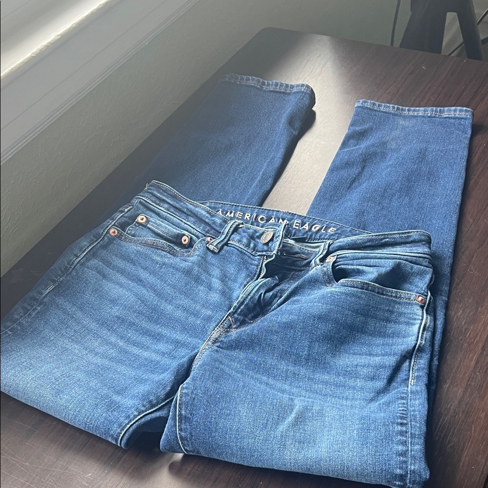 American Eagle Outfitters Women's Medium Blue Skinny Jeans